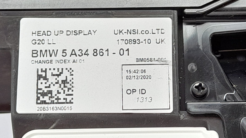 BMW G26 4er Grand Coupe  LL Head-Up Display 5A34861 [699]