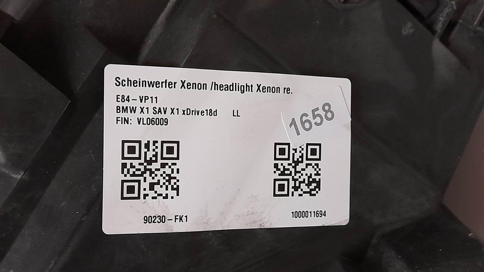 Original BMW X1  E84 x Drive  2993498 Scheinwerfer AHL-Xenon rechts headlight