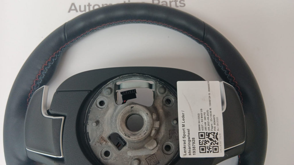 BMW X4 G02 X4 M F98 X3 G01 X3 M F97 Lenkrad Sport M Leder 8098000 stearingwheel