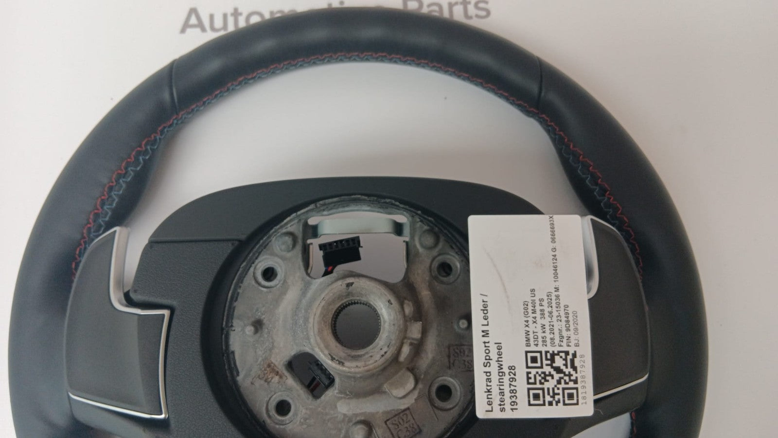 BMW X4 G02 X4 M F98 X3 G01 X3 M F97 Lenkrad Sport M Leder 8098000 stearingwheel