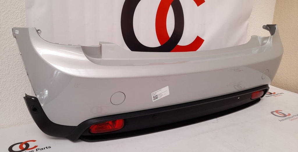 Mini Cooper SE F56 Stoßfänger PDC rear bumper white-silver metallic 7380009
