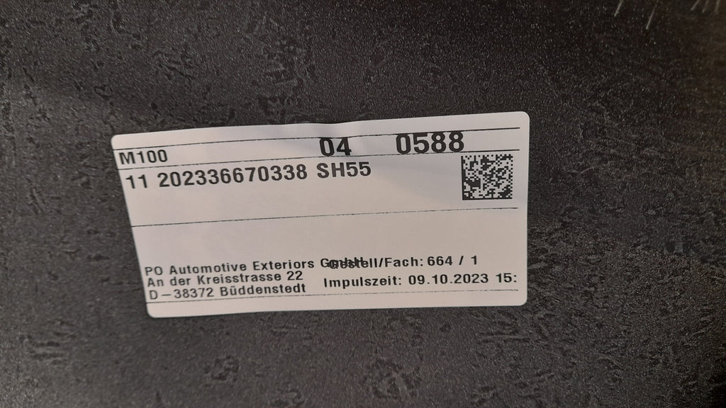 Original VW Tiguan AX1 R-Line Facelift Stoßstange Stoßfänger hinten PureWhiteC9A