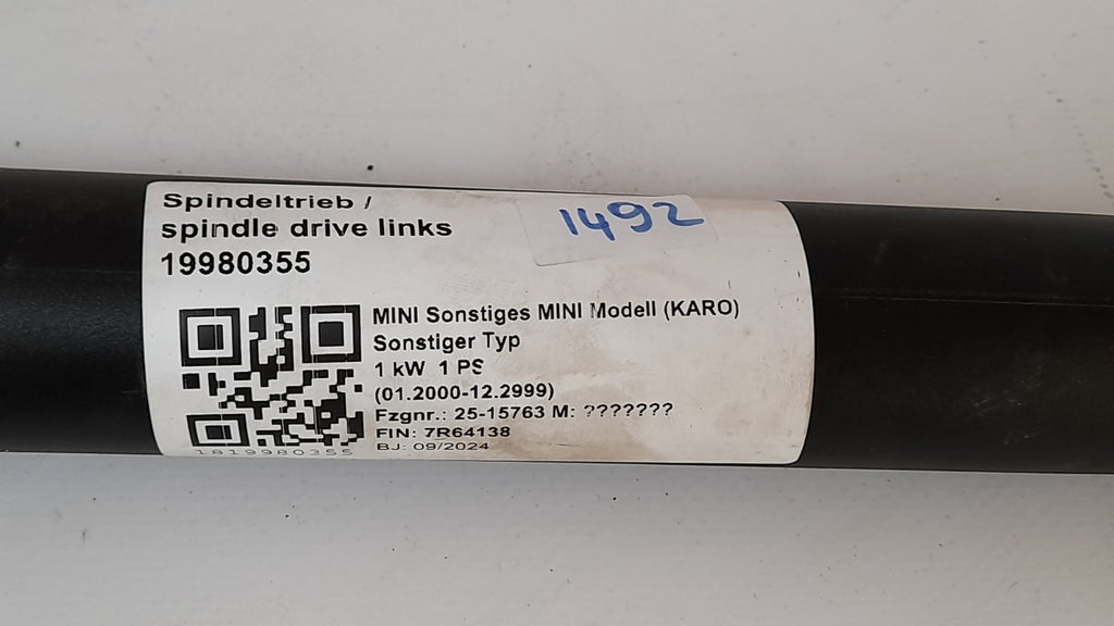 Original Gasdruckfeder Kofferraum für MINI U25 Spindelbetrieb  5A0DEC807 [270]