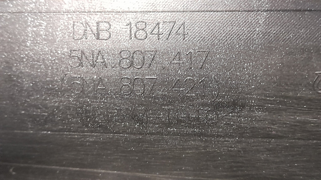 Original VW Tiguan AX1 Facelift Stoßstange Stoßfänger hinten Reflexsilber 6x PDC