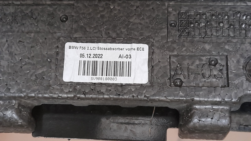 Original BMW MINI Cabriolet F57 Vorderwand Träger  vorne front panel frontträger
