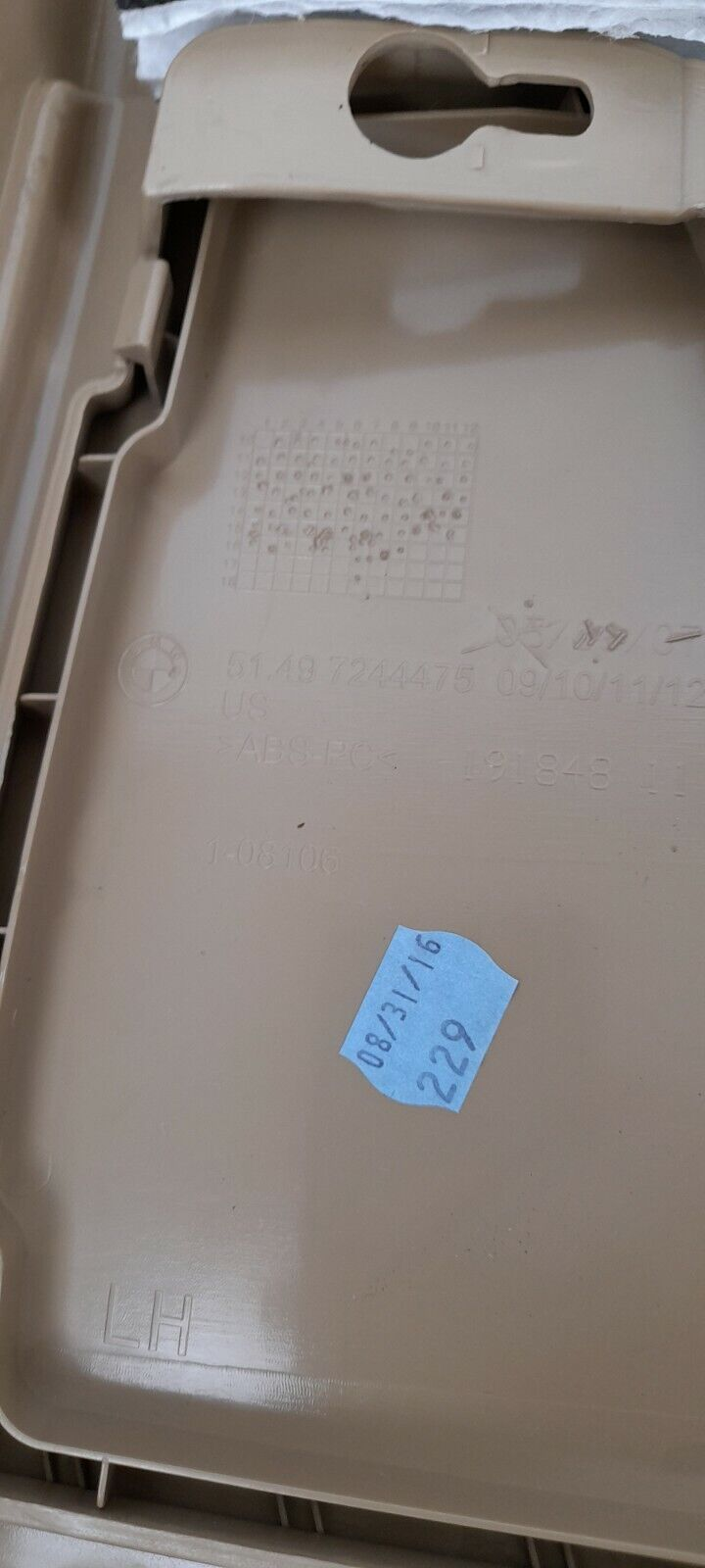 BMW X3 F25 Kofferraumabdeckung 7244476 7244475 Verkleidung Heckklappe unten