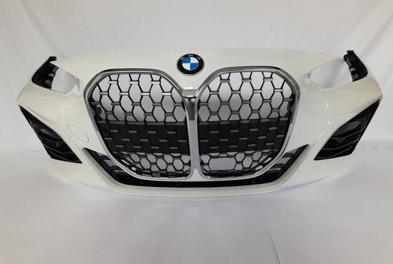 Orginal BMW 4er G22 G23 Mpaket  Stoßstange vorne  Front bumper Alpinweiss