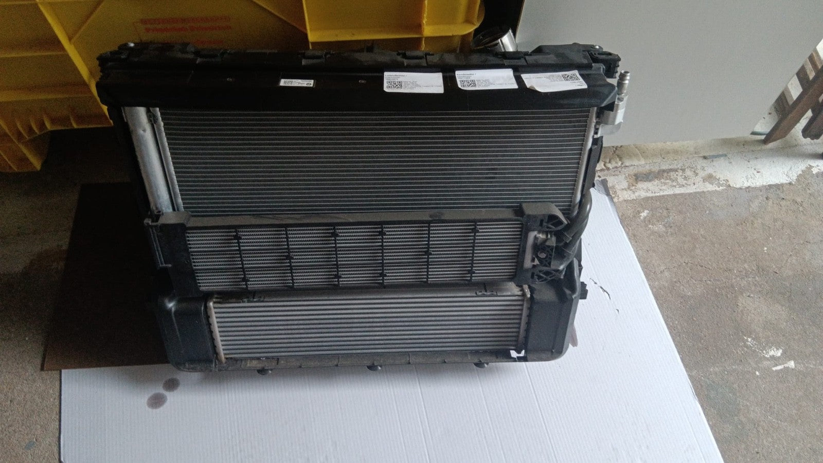 Original BMW 5 G30 G31 Kühler Kondensator Lüfter Fan Kühlerpaket Ladeluftkühler