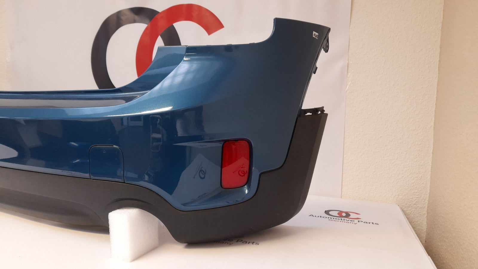 Original Mini  F60 Countryman sport Stoßfänger hinten island-blue metallic