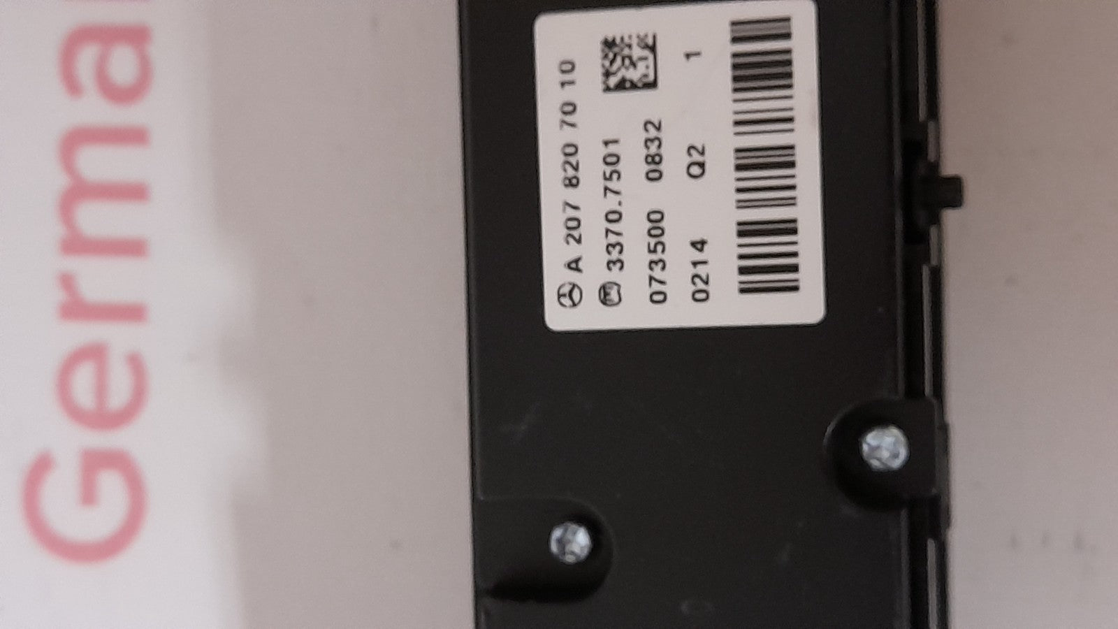 Original MERCEDES-BENZ BEDIENFELD A2078207010 SCHALTERBLOCK SWITCH BLOCK