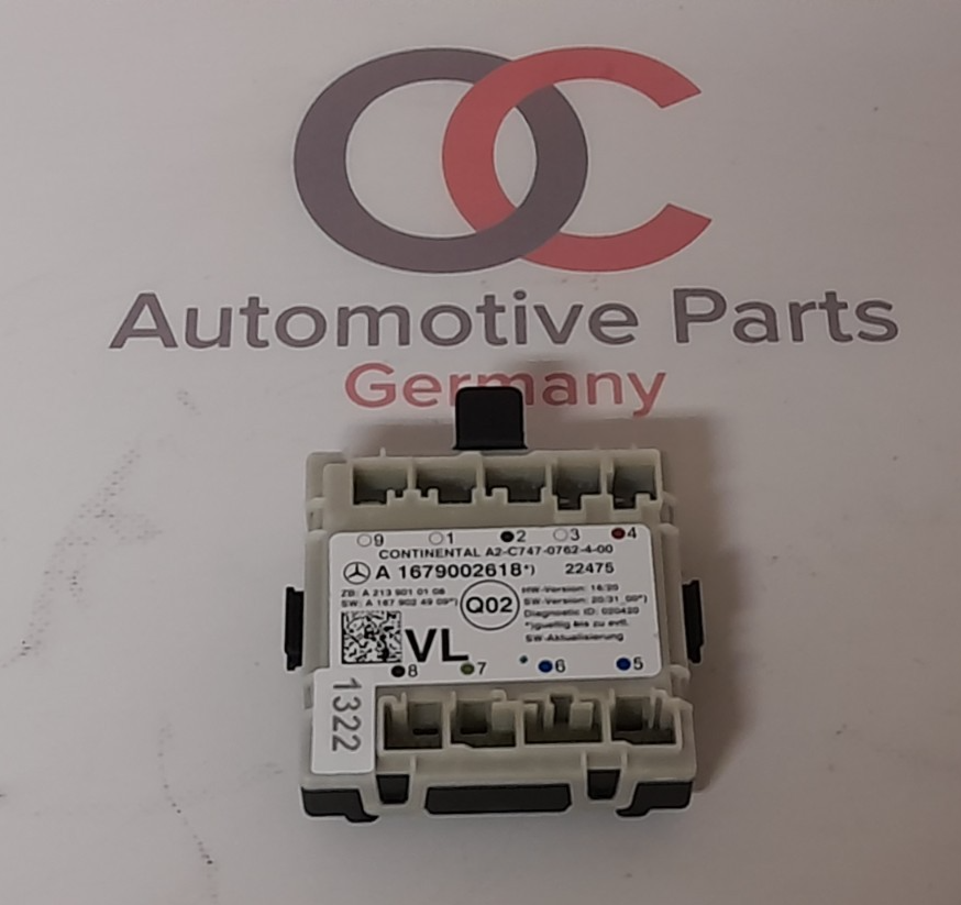 Original MERCEDES-BENZ W167 TÜRSTEUERGERÄT  EQC VORNE LINKS A1679002618