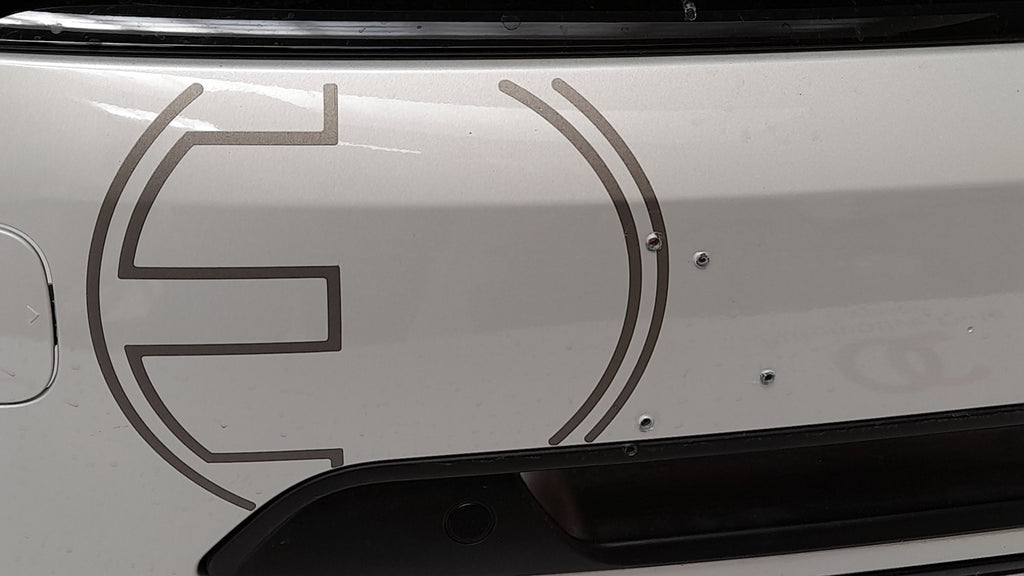 Original Mini Cabriolet F57 Cooper S Stoßfänger vorne bumper PDC white silver