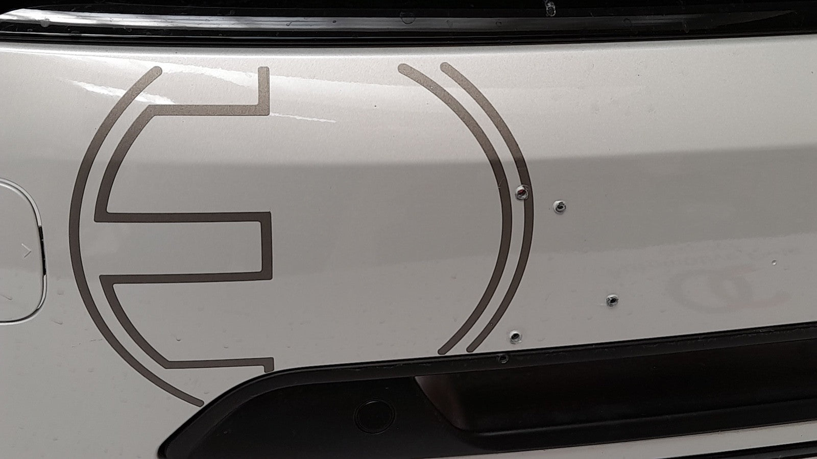 Original Mini Cabriolet F57 Cooper S Stoßfänger vorne bumper PDC white silver