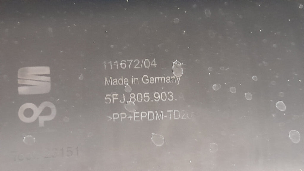 Original Frontstoßstange Stoßstange Vorne SEAT TARRACO I7F URANOGREY