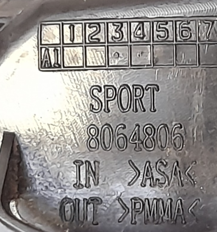 Original BMW X3 G01 Zierblende Zierleiste Kotflügel 7418608  8064806