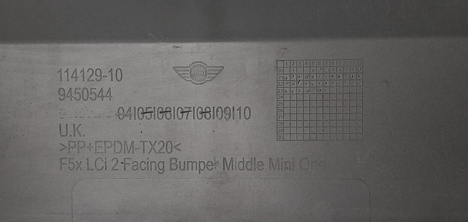 Original Mini Clubman F54 2017 Heckbogenverkleidung 11412910