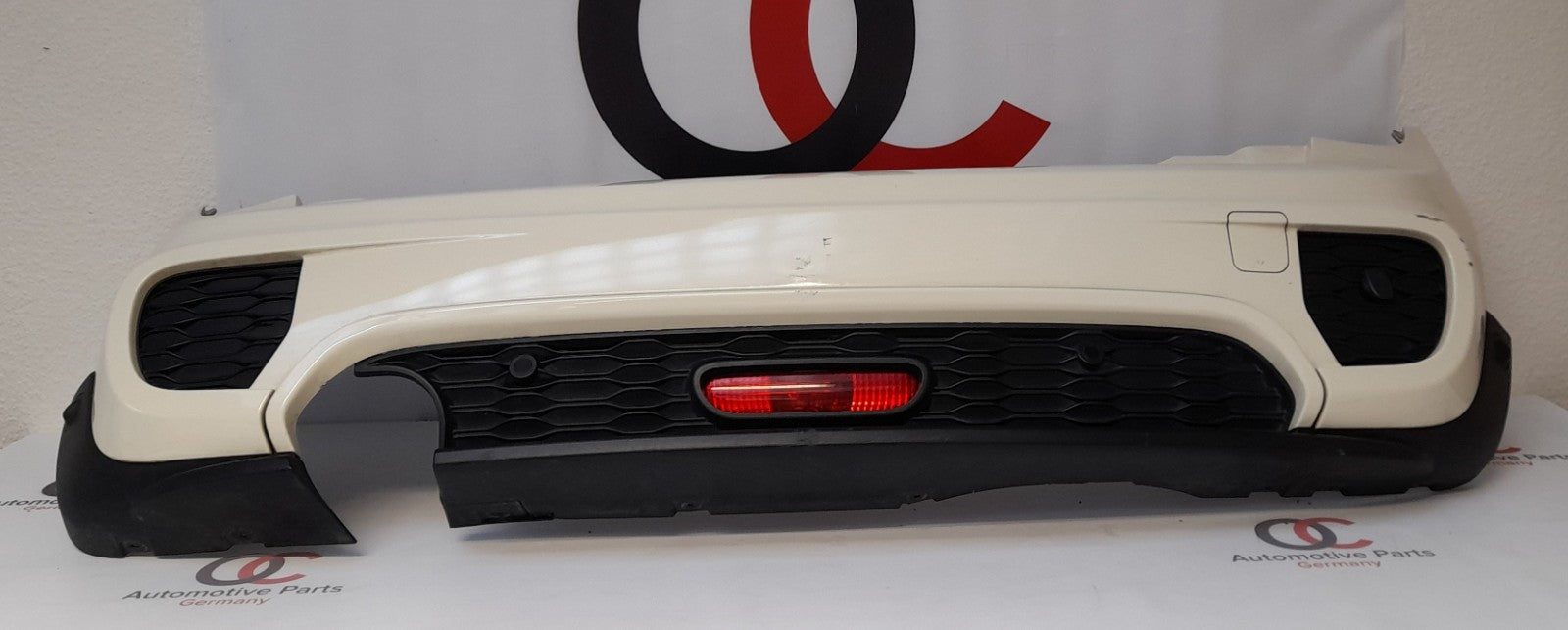 Mini Cabriolet F57 Cooper D Stoßfänger hinten S PDC, rear bumper, pepper-white