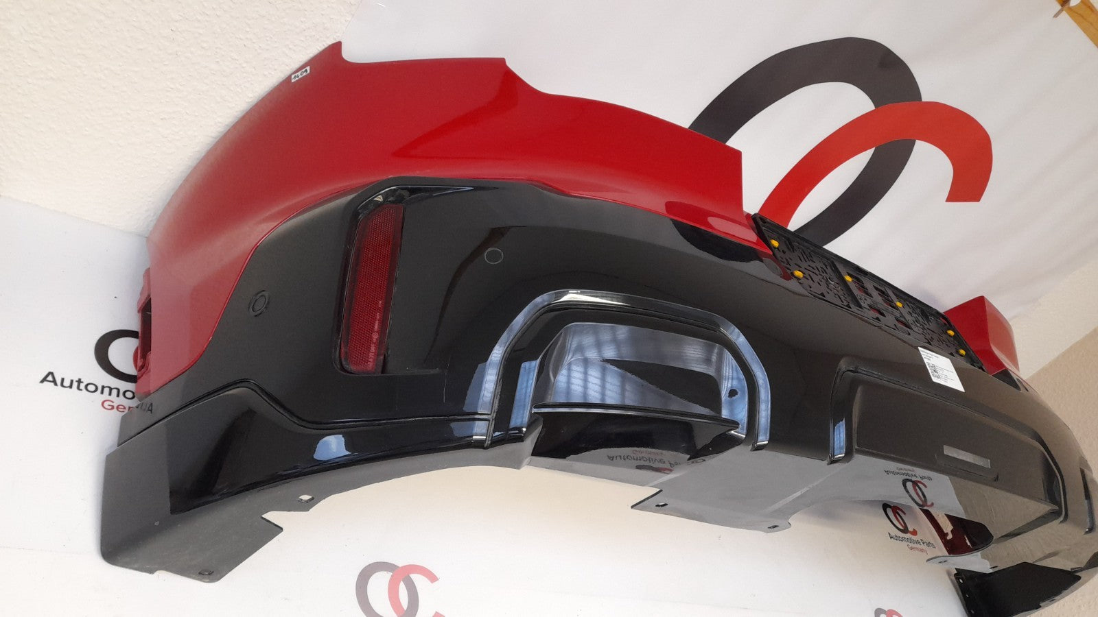 Original Mini Sport U25 Stoßfänger hinten Stoßstange bumper red PDC kamera