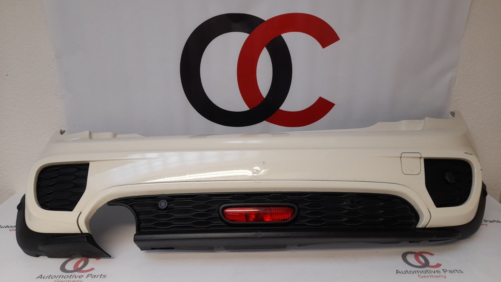 Mini Cabriolet F57 Cooper D Stoßfänger hinten S PDC, rear bumper, pepper-white