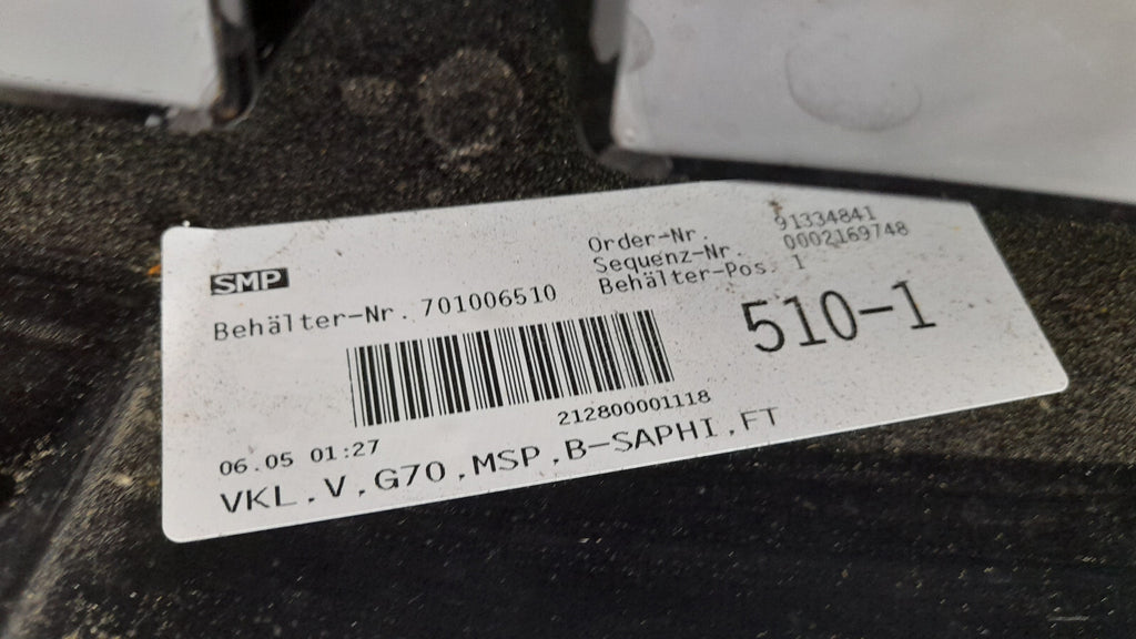 BMW 7er G70 Front Stoßfänger Bumper  Blacksapphire Stoßstange MSP M Paket Pro [799]