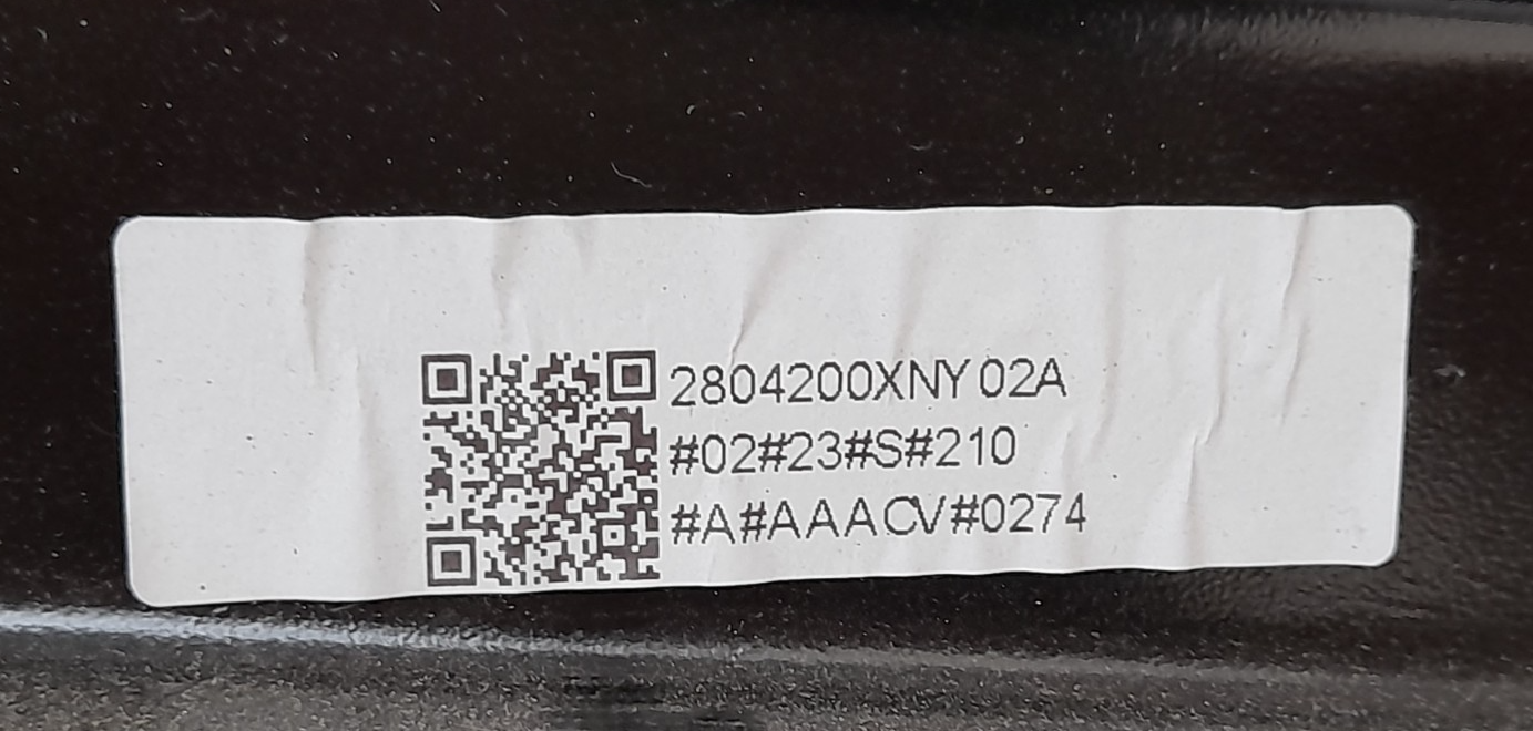 Original BMW MINI J01 COOPER SE Stoßstangenträger Träger hinten 2804200XNY02A