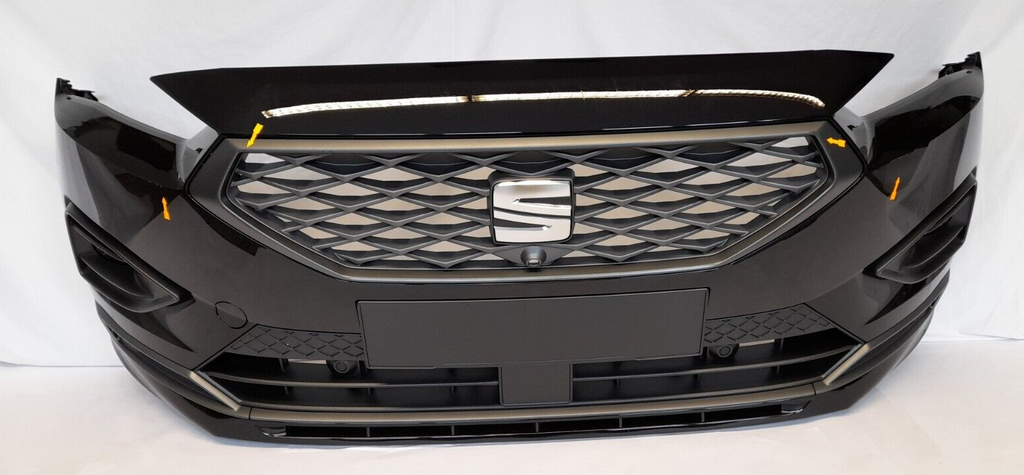 Original SEAT Tarraco Stoßstange Bumper vorne   6 PDC DEEPBLACK C9X