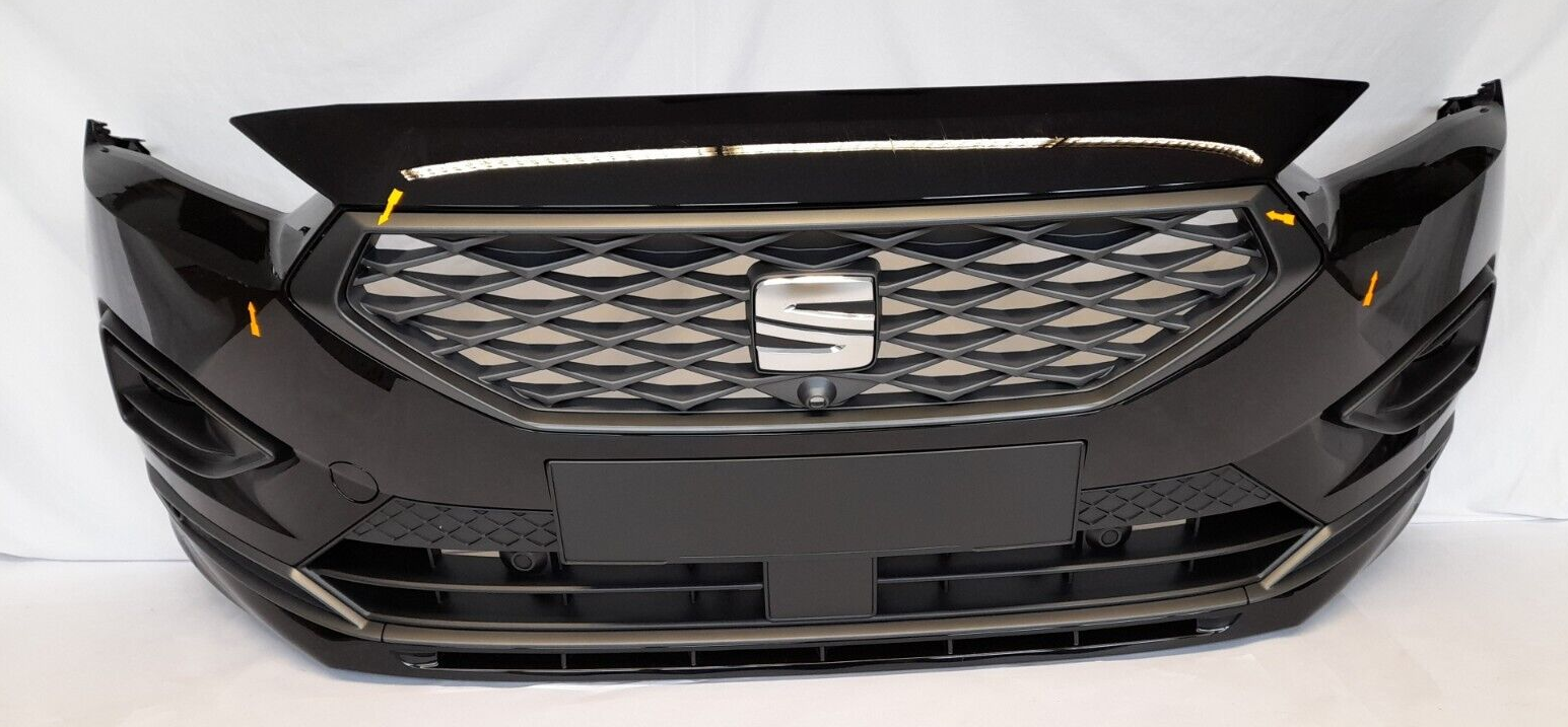 Original SEAT Tarraco Stoßstange Bumper vorne   6 PDC DEEPBLACK C9X