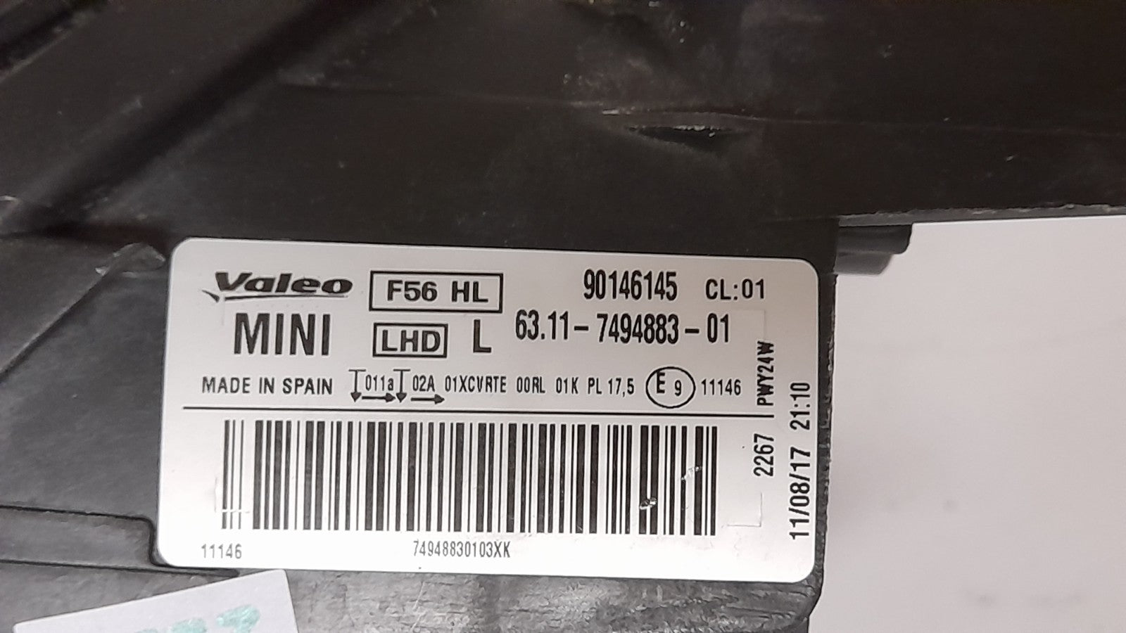 BMW MiNi F55 F56 VOLL LED  7494883-01 RECHTS Scheinwerfer  Headlight