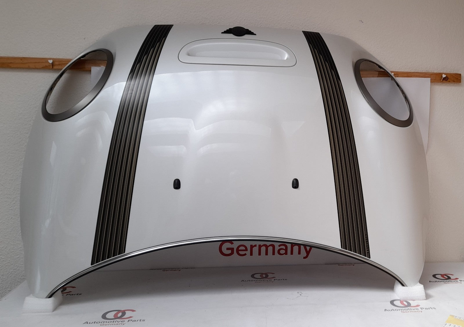 Mini Cabriolet Sport F57 Motorhaube Frontklappe Hood Nanuq White 8499869