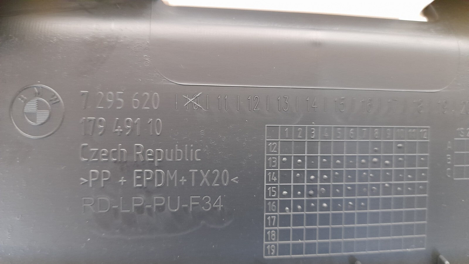BMW 3er 320i Gran F34 Hecklappe Verkleidung Abdeckung Heckklappenverkleidung
