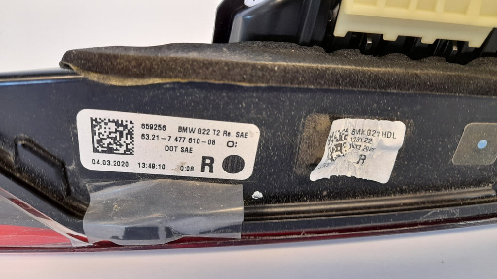 BMW 4er Coupe G22 430 US 7477610 Heckleuchte Rücklicht rechts rückleuchte