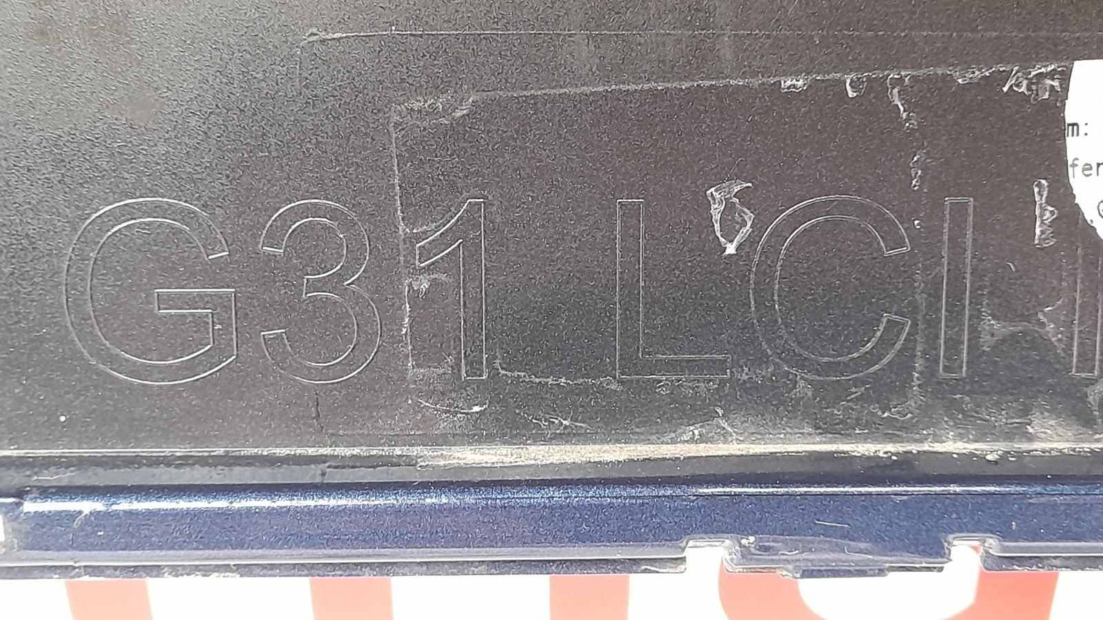 Original BMW 5er G31 LCI Touring M paket Stoßstange hinten  8080630