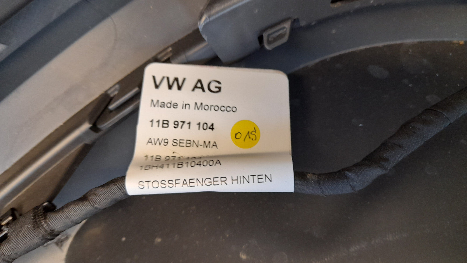 Original VW ID.4 ID.5 Stoßstange Stoßfänger hinten 4 x PDC LA7 Mondsteingrau