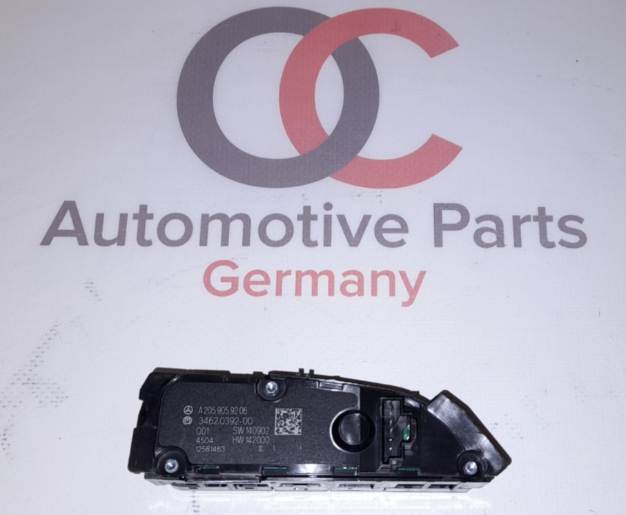 Orig. Mercedes C W205 BEDIENFELDSCHALTER A2059059206 SCHALTERBLOCK SWITCH BLOCK