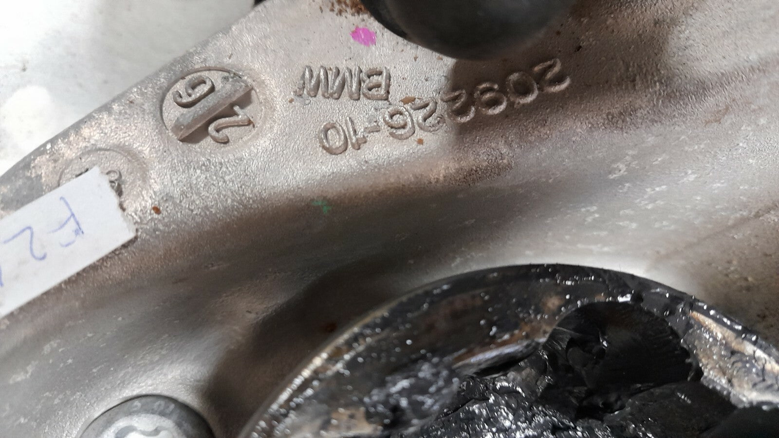Original BMW 3er G20 G21 Schwenklager Radnabe Querlenker Hinten Rechts Schutzble