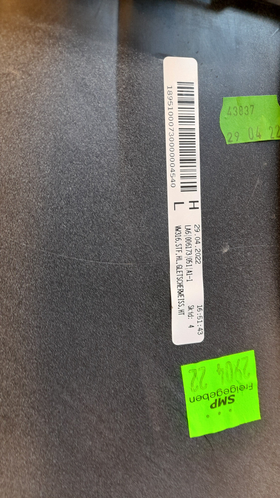 Original VW ID.4 ID.5 Stoßstange Stoßfänger hinten Gletscherweiss S9R