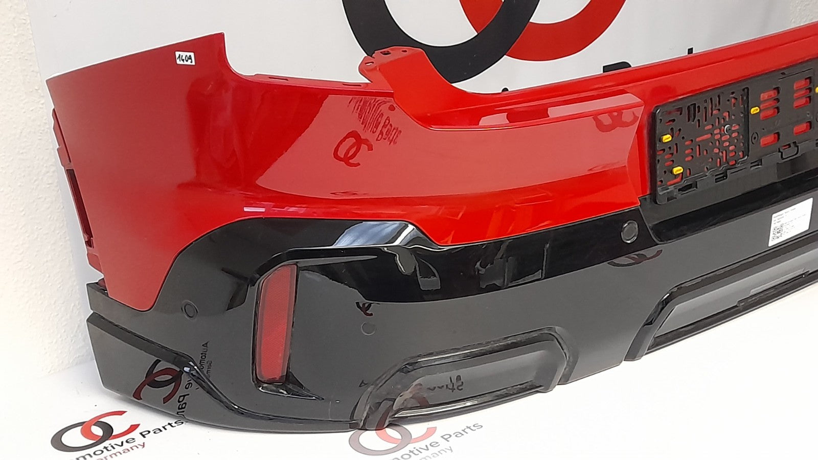 Original Mini Sport U25 Stoßfänger hinten Stoßstange bumper red PDC kamera