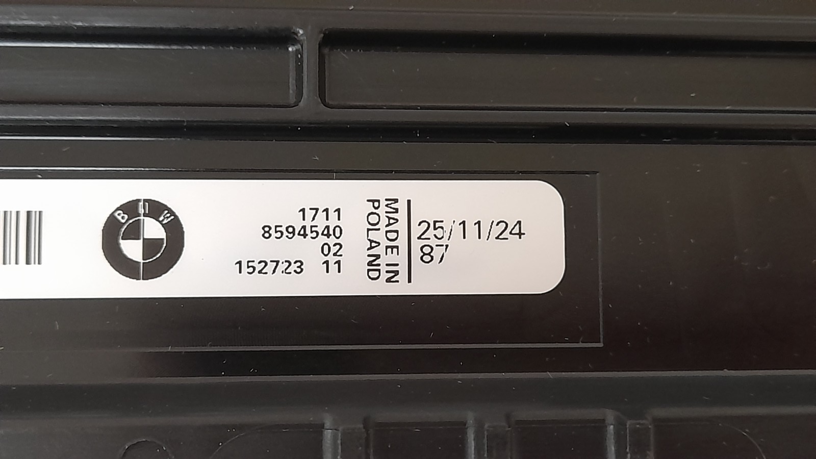 Orginal BMW 3 G20 Untere Motorkühlerabdeckung 17118594540