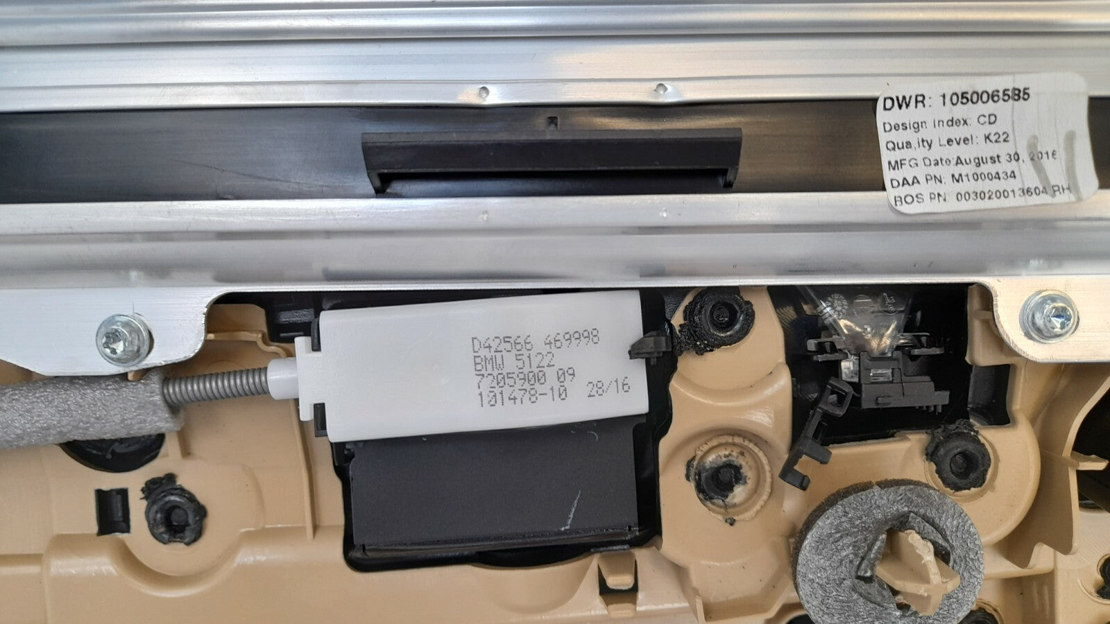 BMW X3 F25 Türverkleidung Verkleidung Hinten rechts Bowdenzug Türöffner Bowden