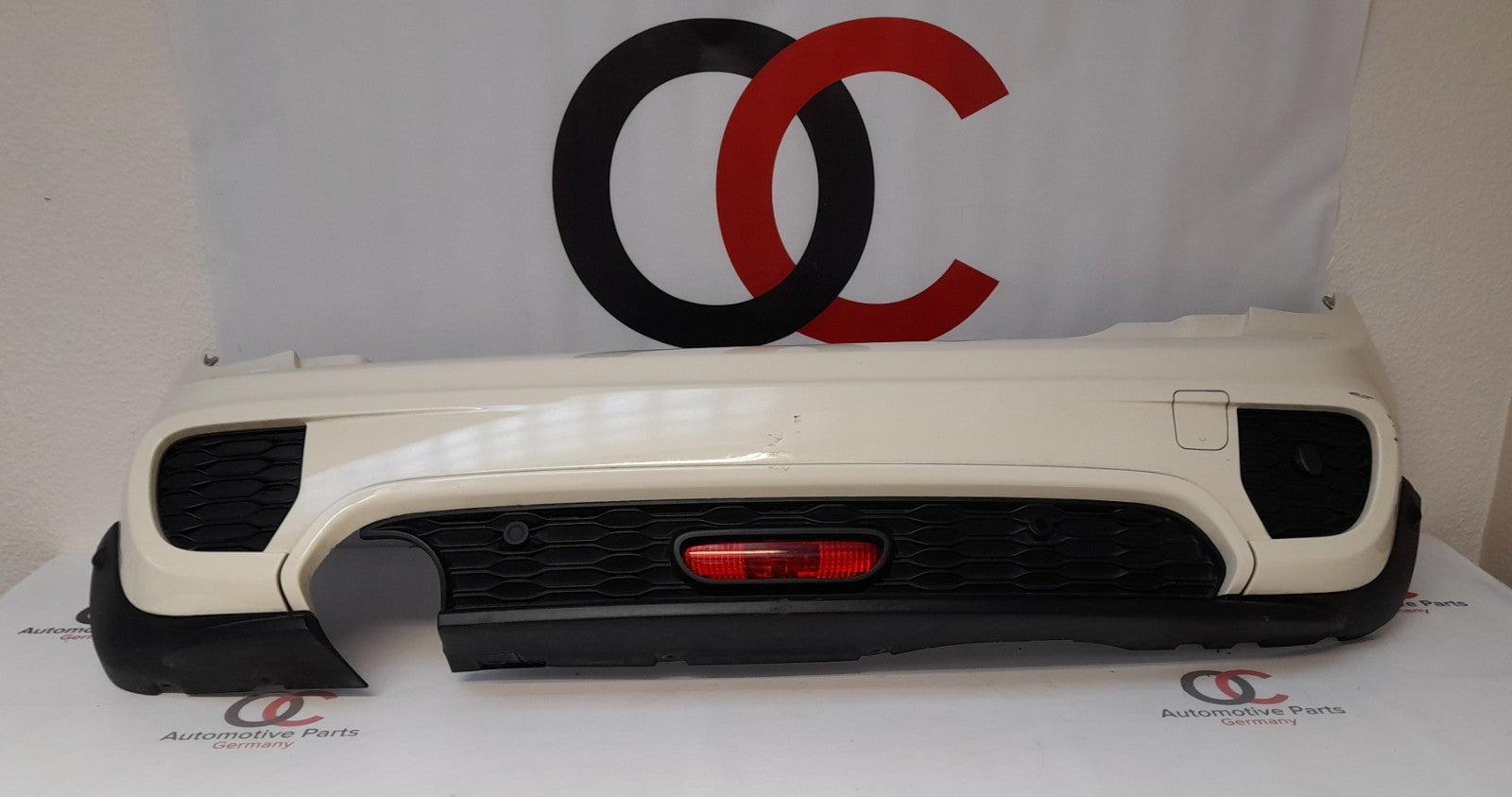 Mini Cabriolet F57 Cooper D Stoßfänger hinten S PDC, rear bumper, pepper-white