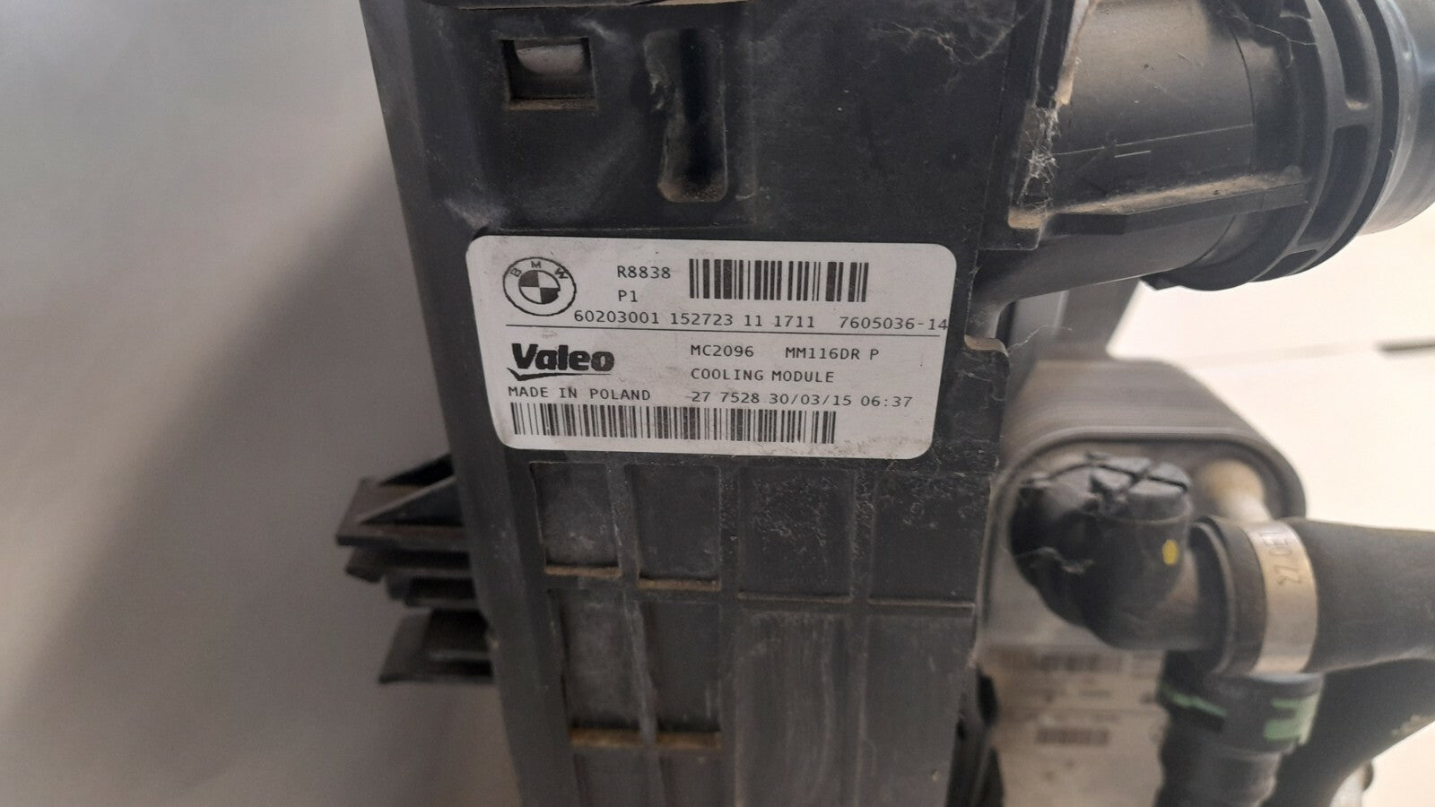 BMW 3er 328i F30 Kühler Paket Radiotor 7618807 Wärmetauscher 7600553 8641946 [920]