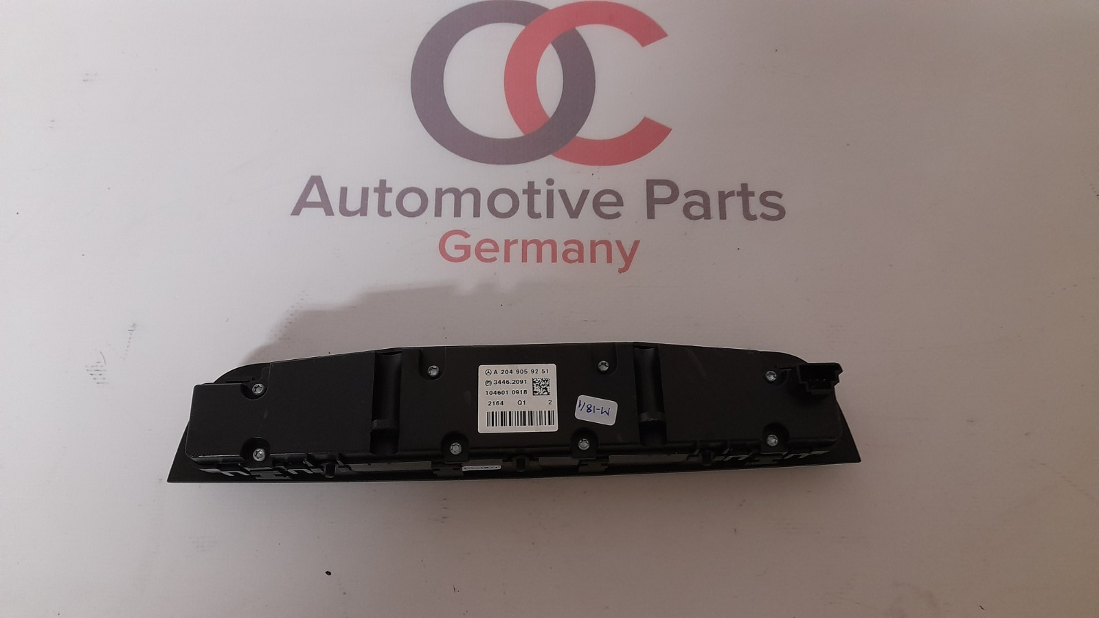 Original MERCEDES-BENZ W204 BEDIENFELD A2049059251 SCHALTERBLOCK SWITCH BLOCK