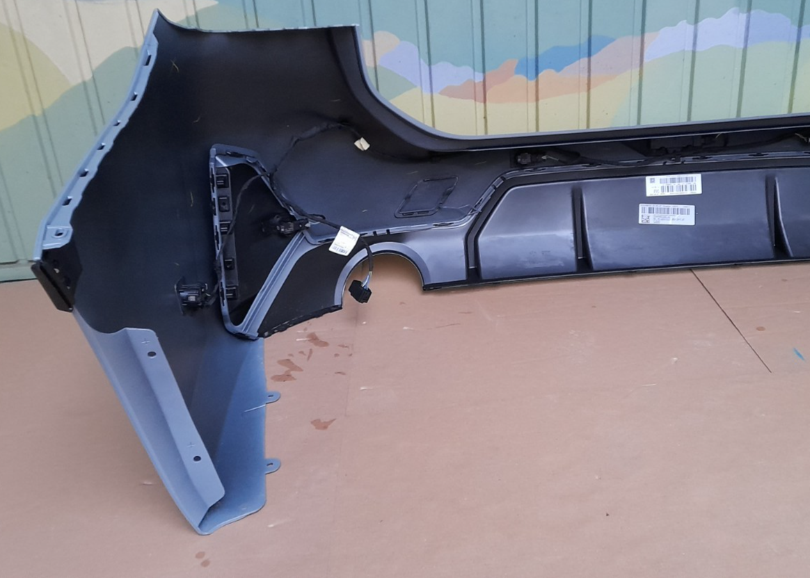BMW 3er G20 G21 LCI M Paket Stoßstange hinten rear bumper Brooklyngrau 6*PDC