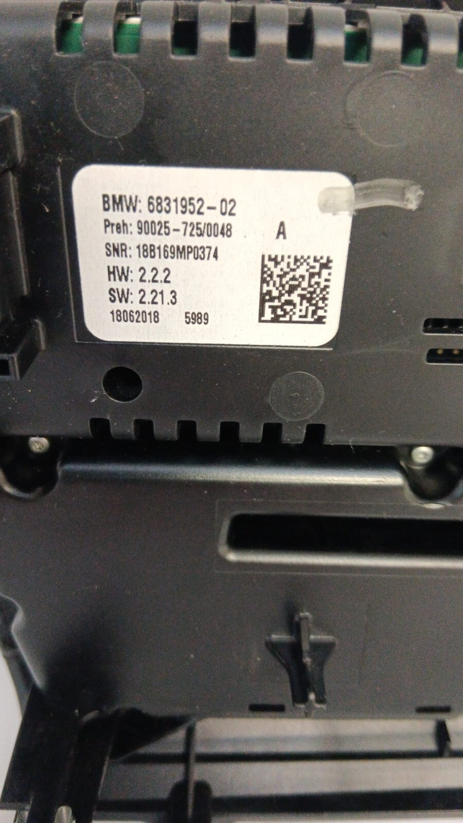 BMW 2015 X5 F15 2016 X6 F16 Steuergerät Klimaanlage 6831952